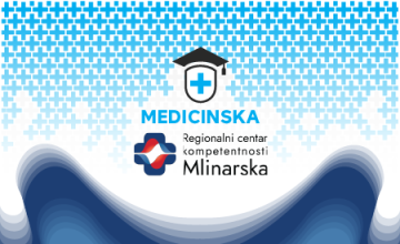Logotip Medicinska+ i RCK Mlinarska