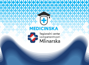 Logotip Medicinska+ i RCK Mlinarska
