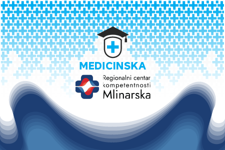 Logotip Medicinska+ i RCK Mlinarska