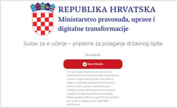Ministarstvo pravosuđa i uprave - sustav za e-učenje