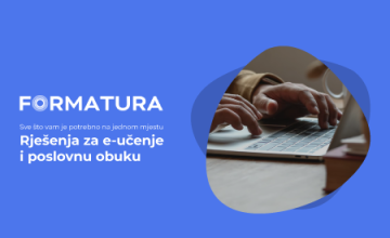 Slika ekrana Fornatura rješenja za e-učenje